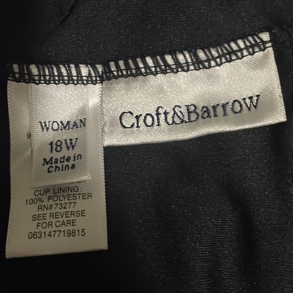 Black bathing suit tank - Picture 5 of 5